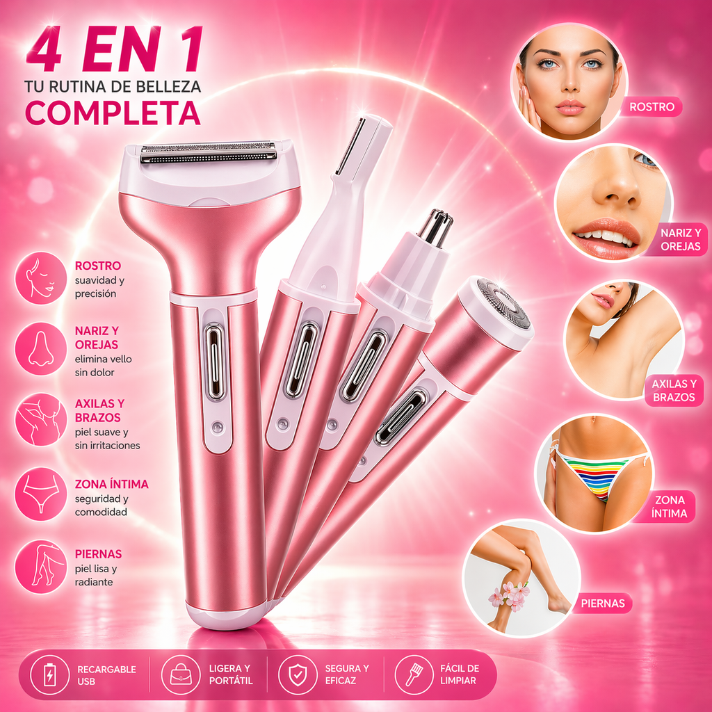 RAZURADOR RECARGABLE PARA MUJER