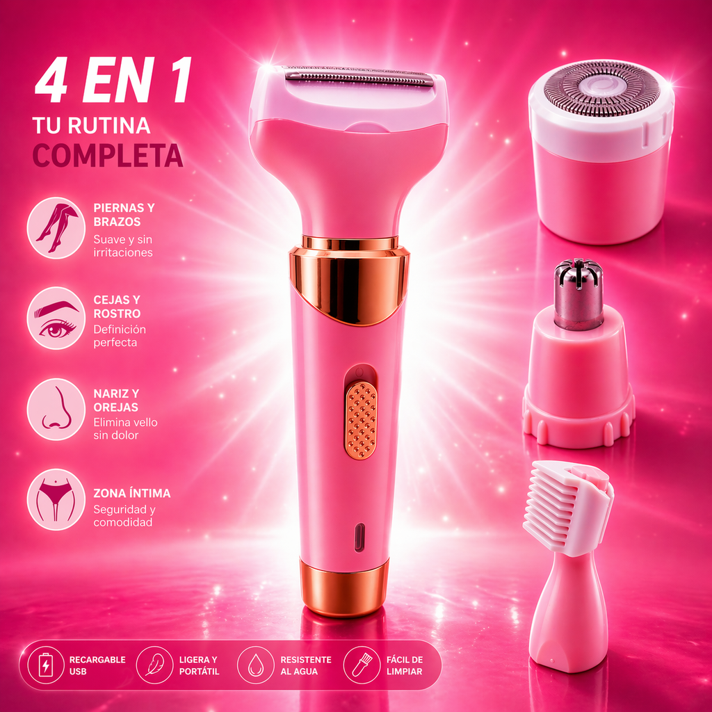 RAZURADOR RECARGABLE PARA MUJER