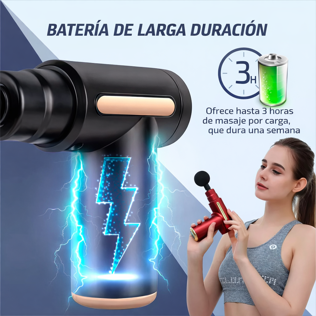 Pistola de Masaje Eléctrica de Mano