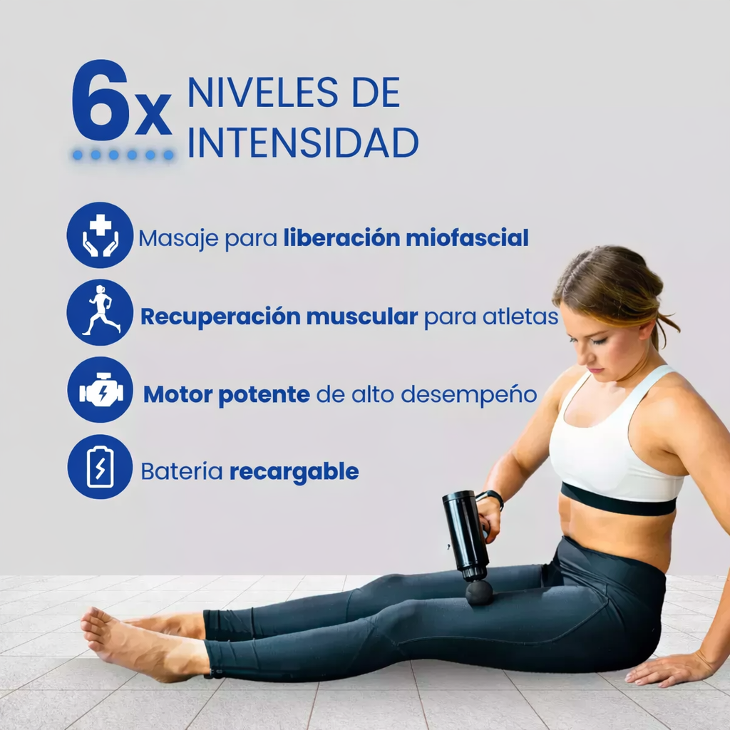 Pistola de Masaje Eléctrica de Mano