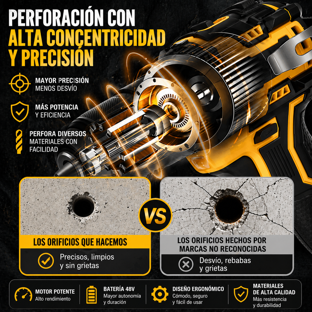 Taladro 48v 1/2 Tipo DeWalt