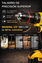 Taladro 48v 1/2 Tipo DeWalt