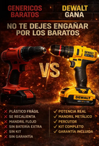 Taladro 48v 1/2 Tipo DeWalt