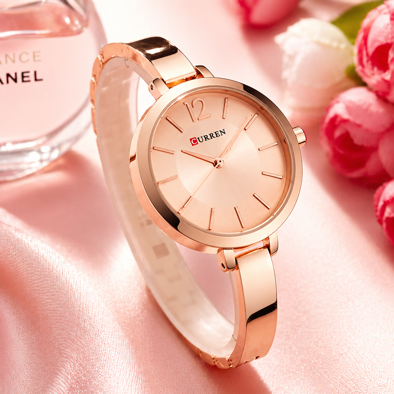 Reloj Curren 9012 Para Mujer Dama Negoci