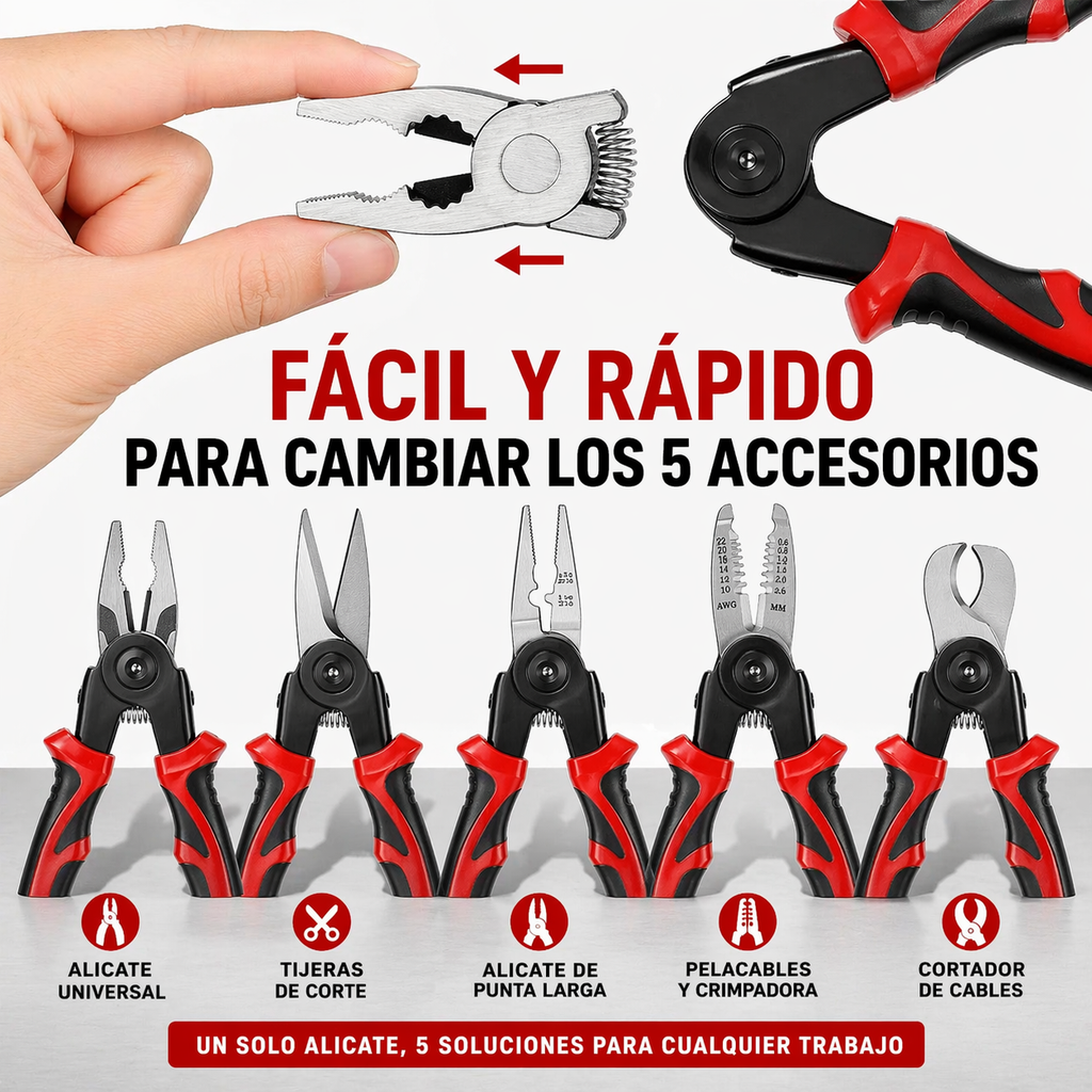 MultiFix X5® MULTIFLIX ALICATE 5 EN 1