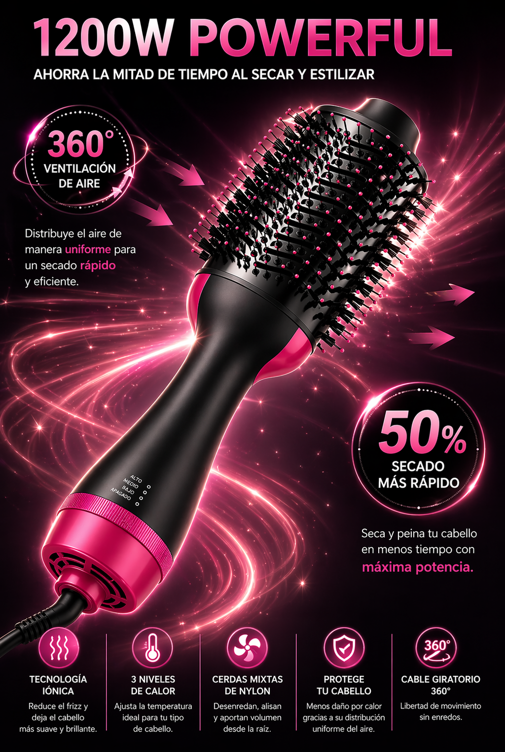 Cepillo Secador Onestep