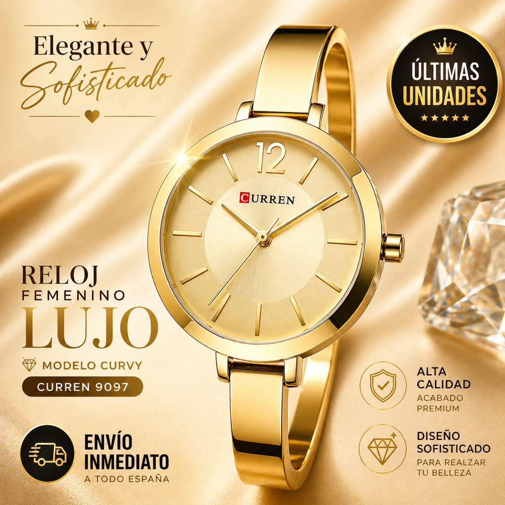 Reloj Curren 9012 Para Mujer Dama Negoci