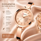 Reloj Curren 9012 Para Mujer Dama Negoci
