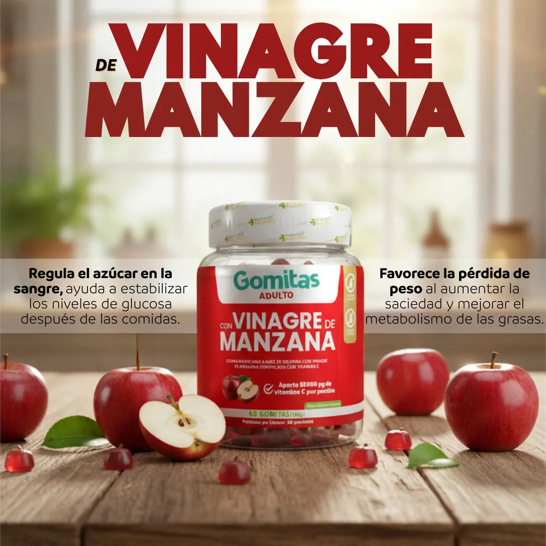 Gomitas Vinagre Manzana + Vitamina C
