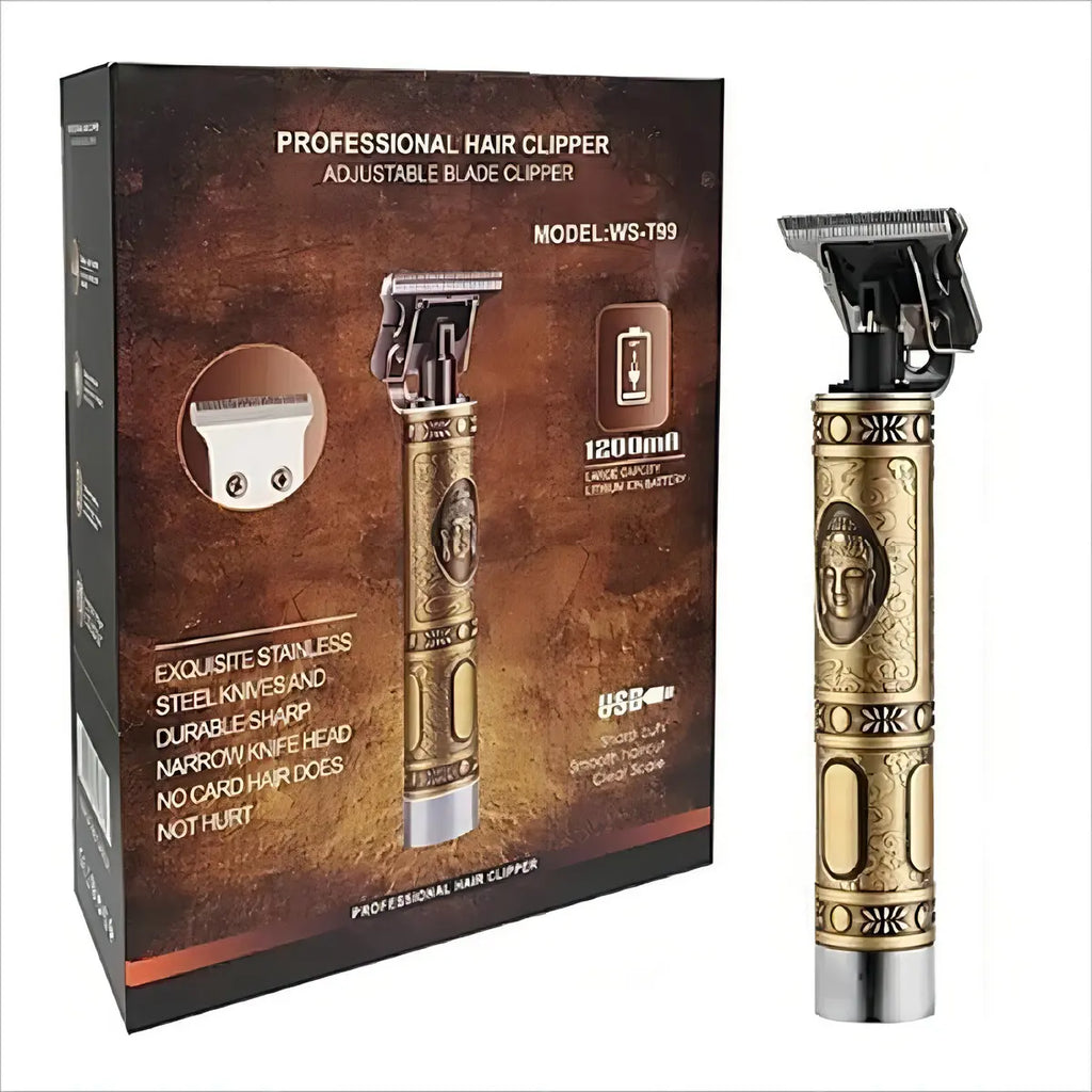 Máquina para cabello y barba Dragón Buda completa con peines