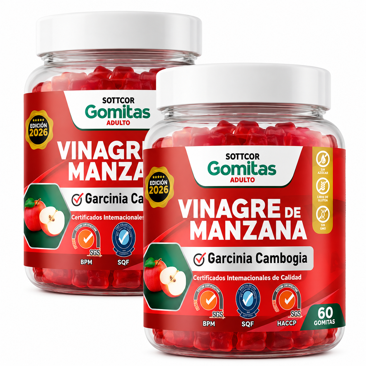 Gomitas Vinagre Manzana + Vitamina C