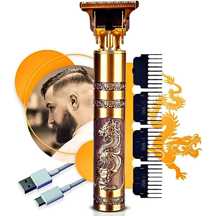 Máquina para cabello y barba Dragón Buda completa con peines