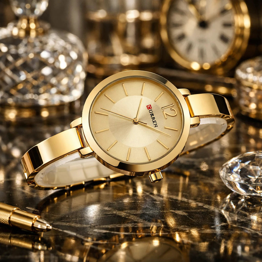Reloj Curren 9012 Para Mujer Dama Negoci