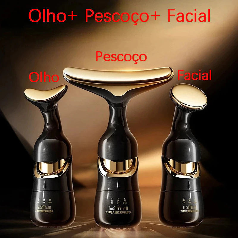 Masajeador Facial 3 En 1 Anti Arrugas